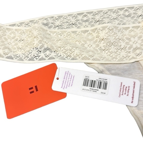 Tommy John Second Skin Soft Lace Thong Set of Two Size XL NWT - Picture 4 of 6